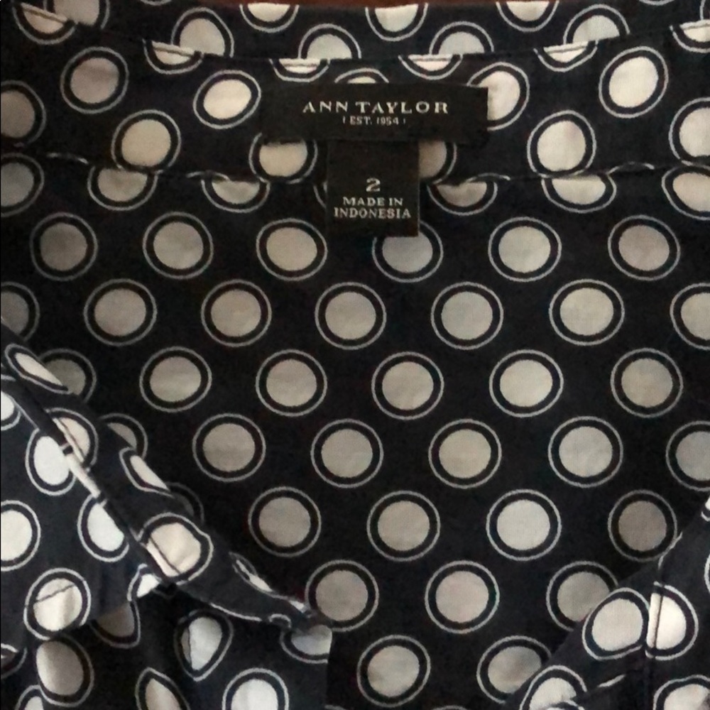 Ann Taylor Button Down Blouse - Picture 3 of 8